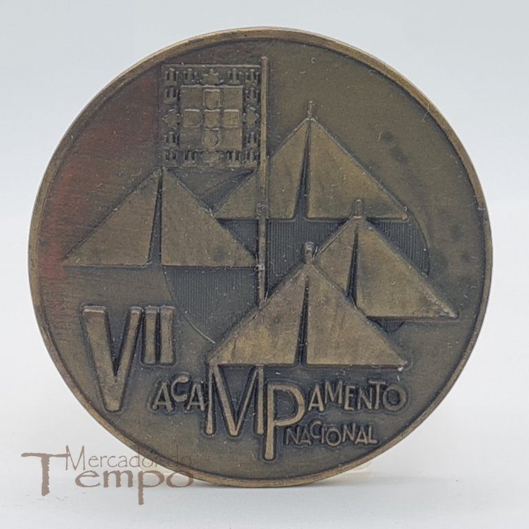 Mocidade Portuguesa, medalha em bronze do VII Acampamento Nacional, 1966