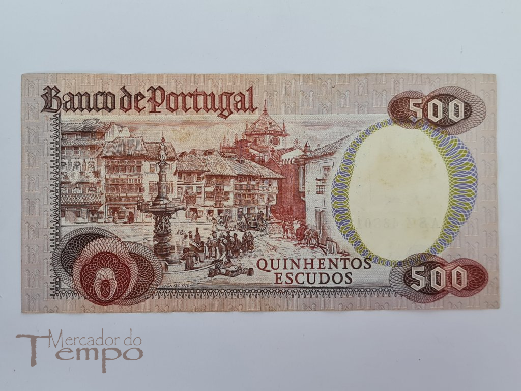 Portugal Nota de 500$00 de 1979