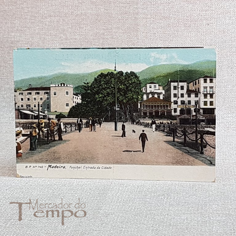 Postal antigo Madeira Funchal - Entrada da Cidade