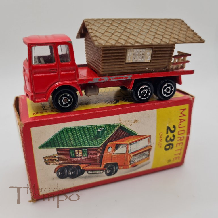 Miniatura de carro Majorette Camião Saviem Chalet #236 caixa original