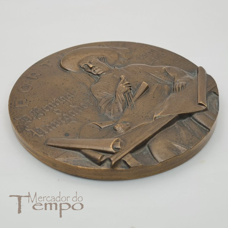 Medalhão bronze D.Henrique O Navegador, João da Silva, 1960