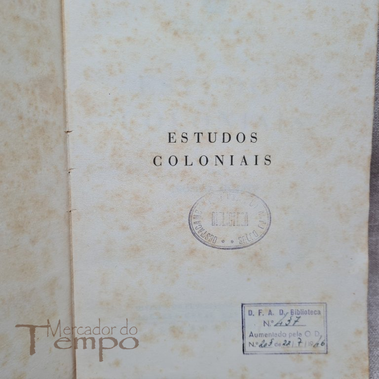 Estudos Coloniais - Teófilo Duarte 1942