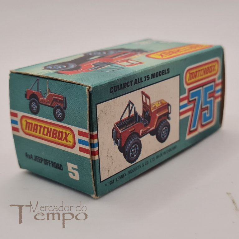Matchbox 4x4 Jeep Offroad #5 com caixa original