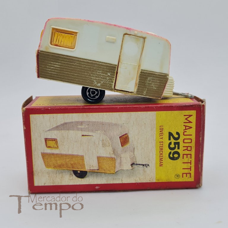 Miniatura Majorette Caravan Lovely Sterckeman #259 com caixa original. 