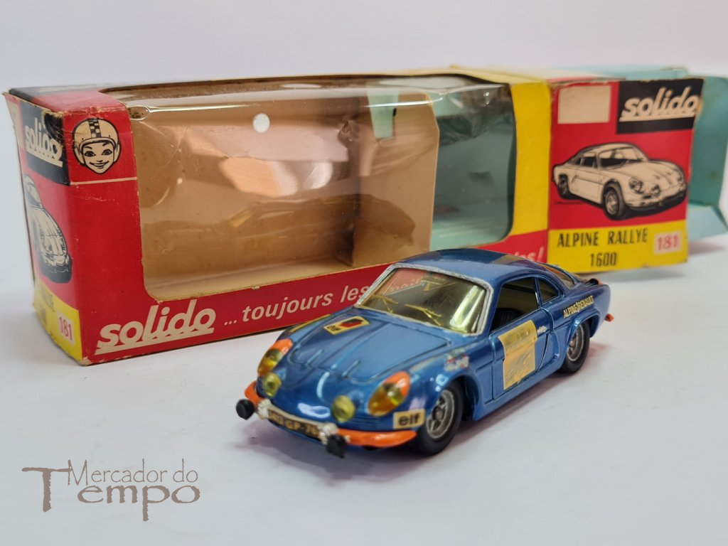 Miniatura Sólido Renault Alpine Rallye 1600 caixa original