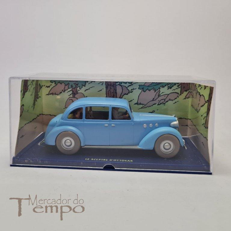 Miniatura 1/43 Tintin, Le Sceptre D'Ottokar,  edições Atlas