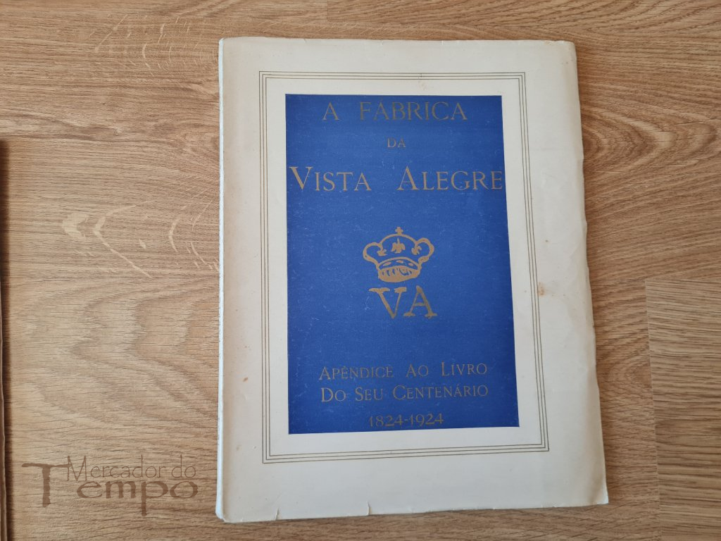3 livros Centenário Fábrica da Vista Alegre (1824-1924) Ed.Esp.200 ex.