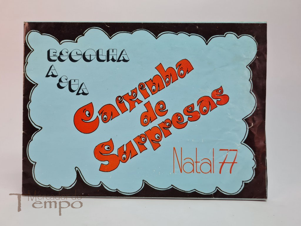  prospecto “caixinha de surpresas” do Natal de 1977