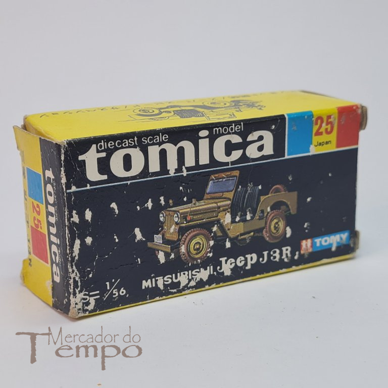 Miniatura Tomica Jeep Mitsubishi J3R #25 c/caixa original