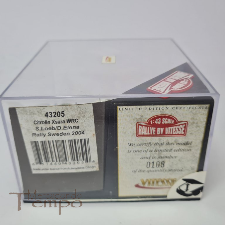 1/43 Vitesse, Rally da Suécia 2004, Citroen Xsara WRC Loeb