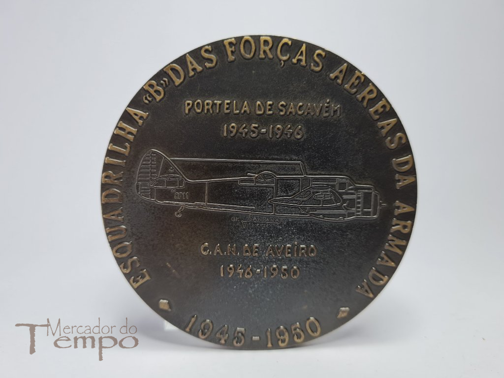 Medalha bronze Bristol Beaufighter X avião militar 