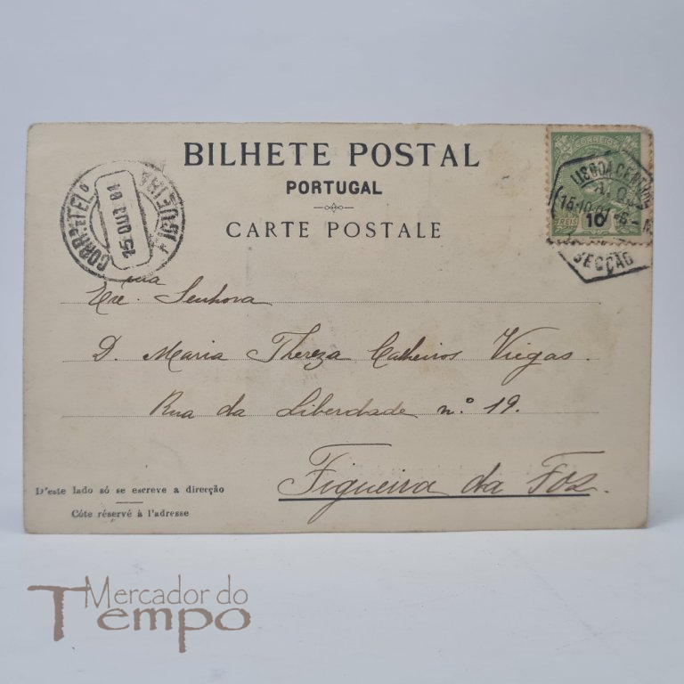 Lisboa – Mercado da Praça da Figueira, Collecção do Gil Braz, 1901