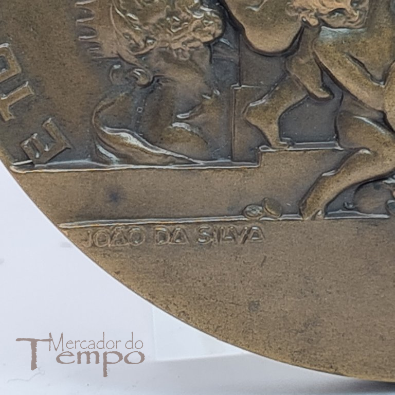 Medalha bronze, Admin. Geral do Porto de Lisboa, J. da Silva, 1952