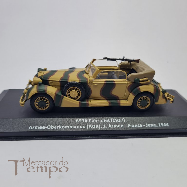 Miniatura 1/43 Militar 853A Cabriolet, França 1944, Altaya