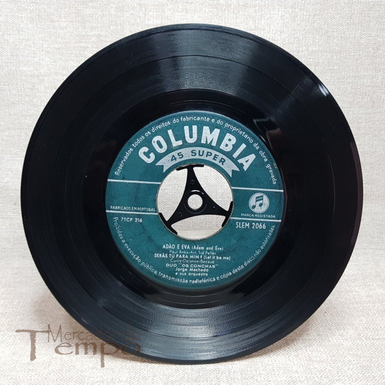 Disco 45 rpm Os Conchas - Novos Idolos da Canção - SLEM 2066 