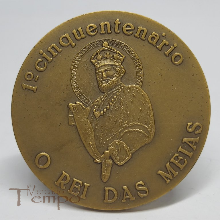 Medalha bronze 1ºCinquentenário O Rei das Meias, 1979