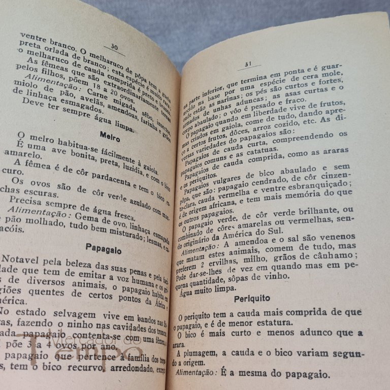 Colecção agrária - Pássaros - 1943