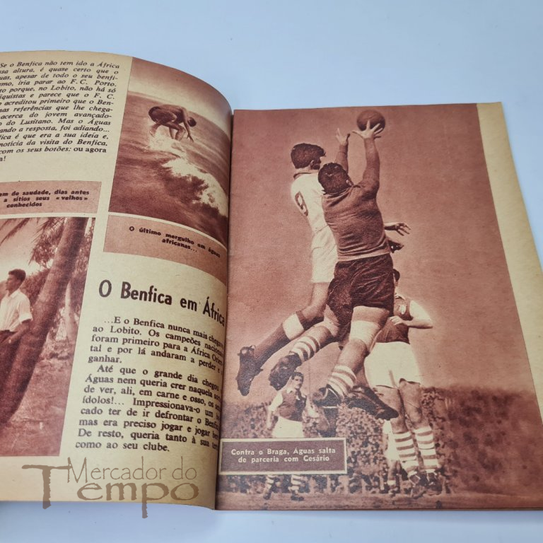Colecção Idolos do Desporto n° 1, Águas, 1956