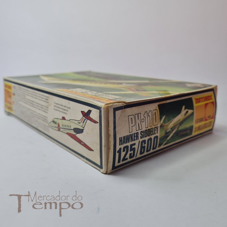 Kit vintage 1/72 Avião Matchbox PK-110 Hawker Siddeley 125/600