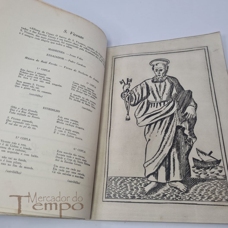 Festas Populares de Lisboa programa oficial 1952