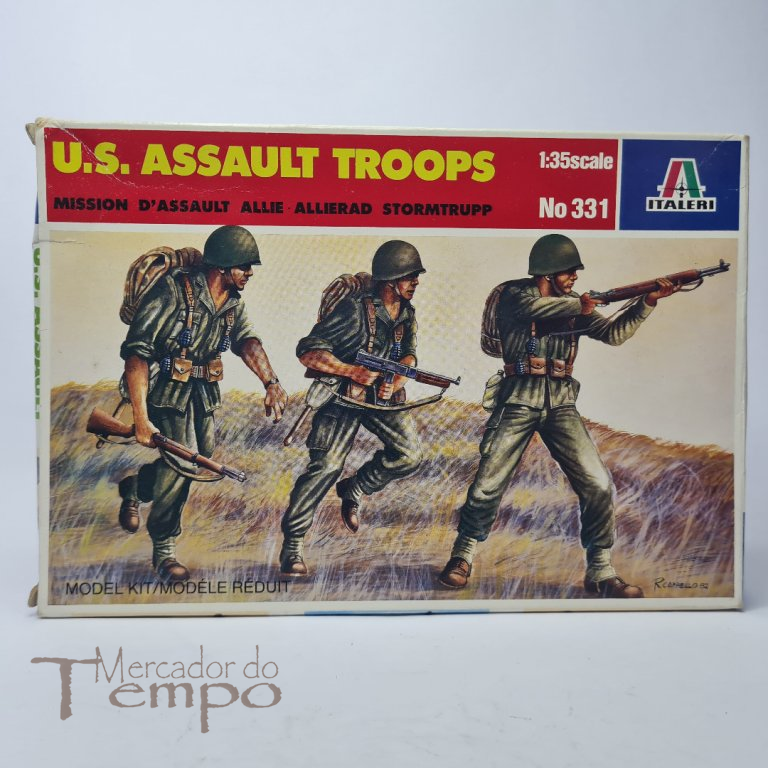 Kit figuras militares 1/35 Italeri U.S. Assault Troops #331