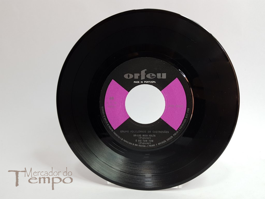 Disco 45 rpm Grupo Folclórico de Castrovães ATEP 6503 
