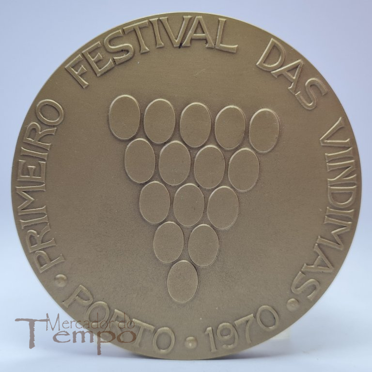 Medalha em bronze Primeiro Festival das Vindimas, Porto 1970