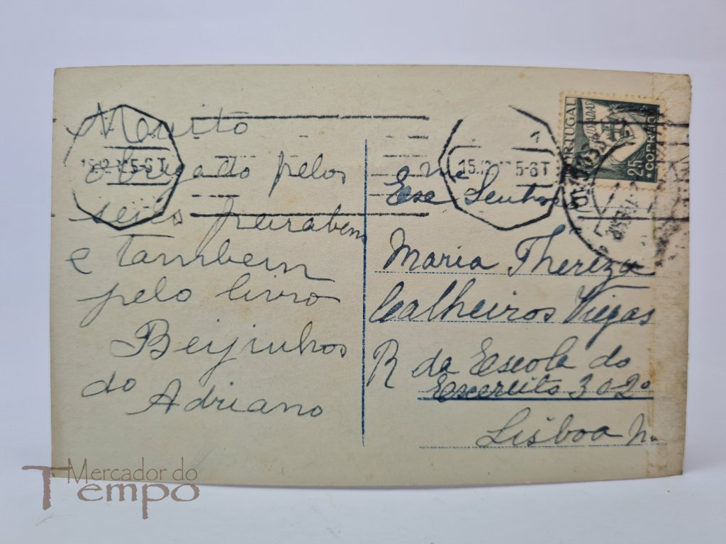 Postal Colégio Militar, Instrução de Cavalaria, 1932