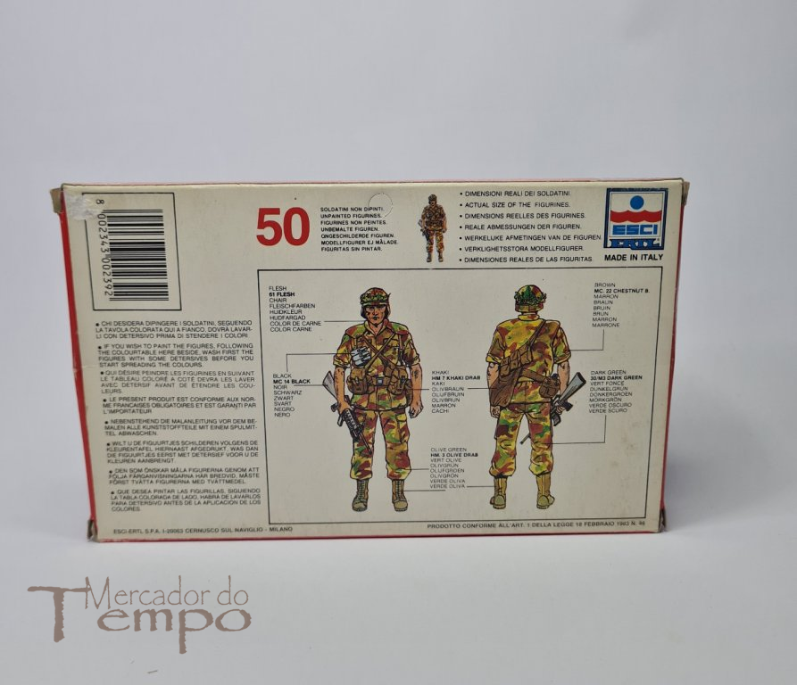 Figuras militares ESCI 1/72 Modern U.S. Soldiers
