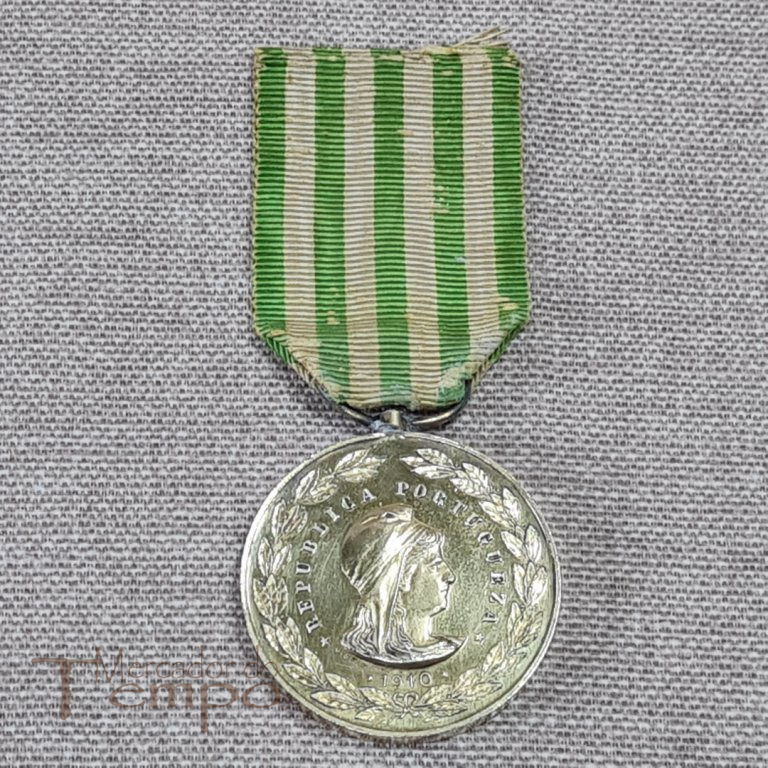 Medalha / Condecoração Militar prata Comportamento Exemplar 1910