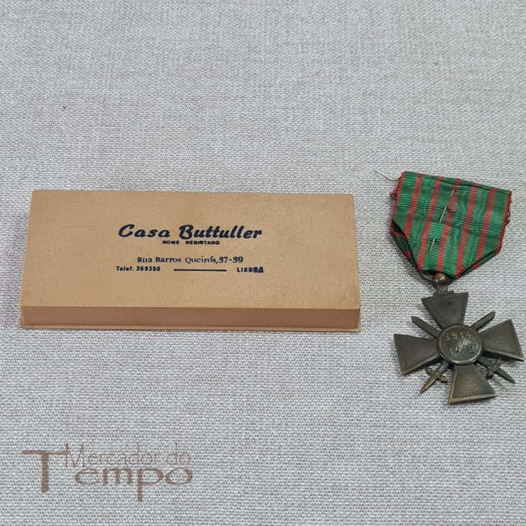 Condecoração / Medalha Cruz de Guerra Francesa 1914 - 1918