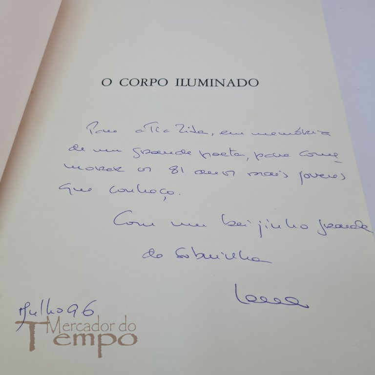 O Corpo iluminado - David Mourão Ferreira, 1ªed. 1987