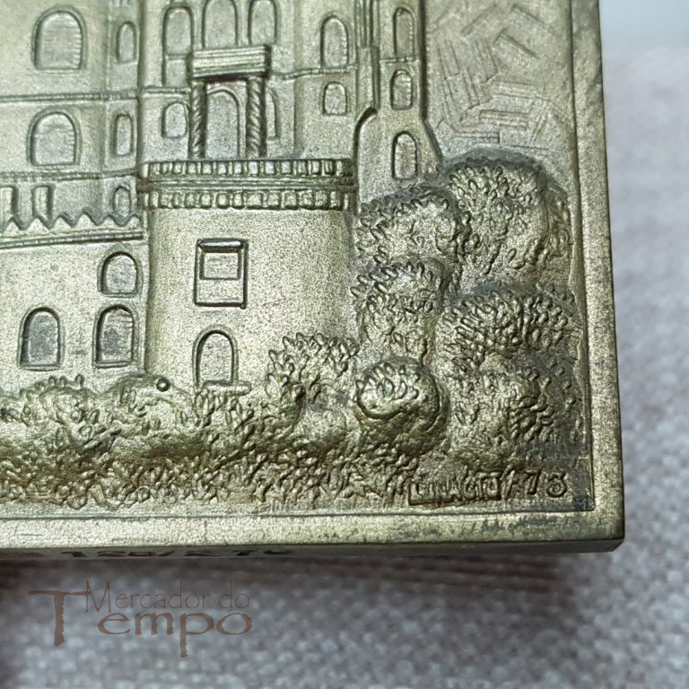 Medalha em bronze com o Palácio da Pena - Sintra