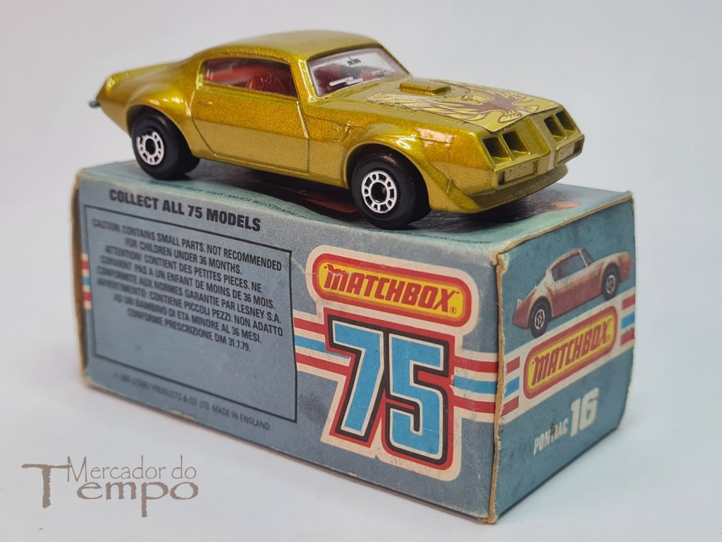 Miniatura Matchbox Pontiac #16 caixa original