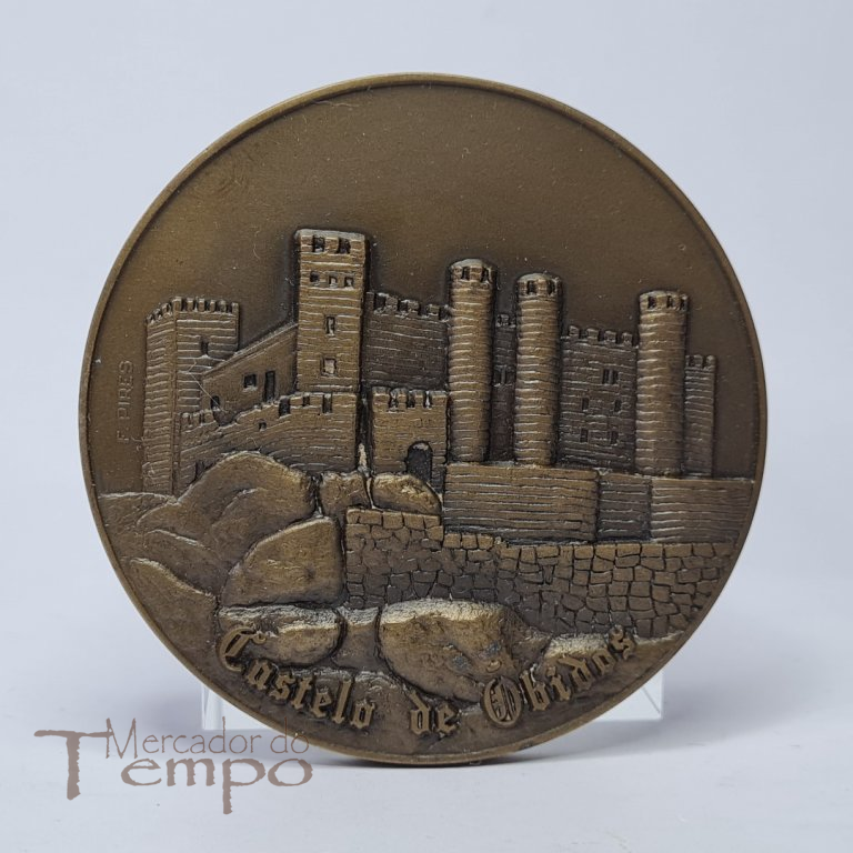 Medalha bronze Castelo de Óbidos