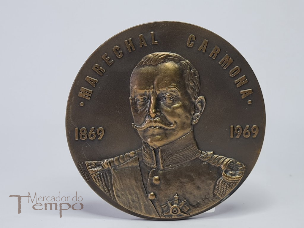 Medalha bronze Centenário do Marechal Carmona 1869 – 1969.