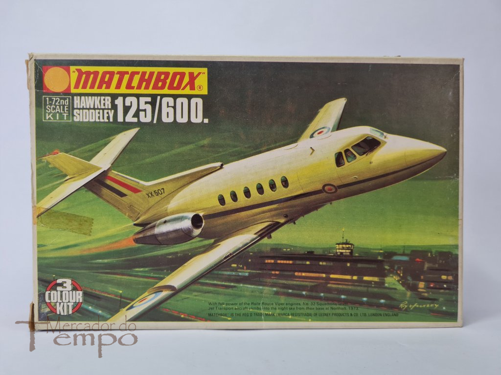kit antigo da Matchbox escala 1/72 Avião Hawker Siddeley