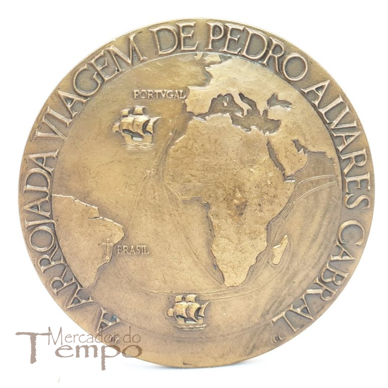 Medalha bronze V Centenário do Nascimento de Pedro Alvares Cabral, 1968