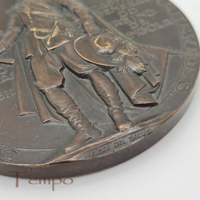Medalha bronze III Centenário da Libertação de Angola, 1948, João da Silva