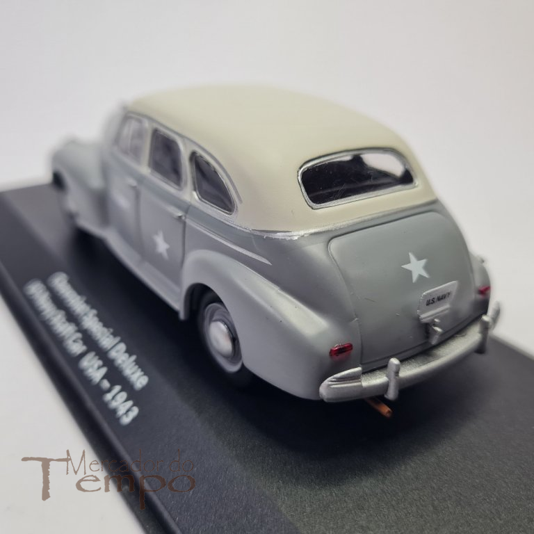 Miniatura 1/43 Militar Chevrolet Special Deluxe US Navy Staff Car USA 1942
