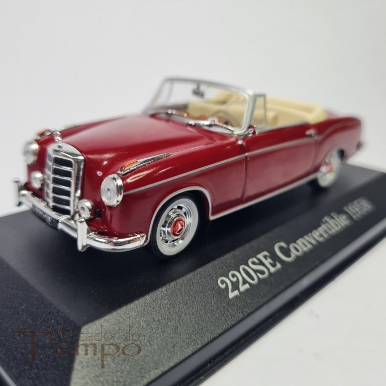 Miniatura 1/43 Altaya Mercedes 220 SE Convertible Descapotável - 1958