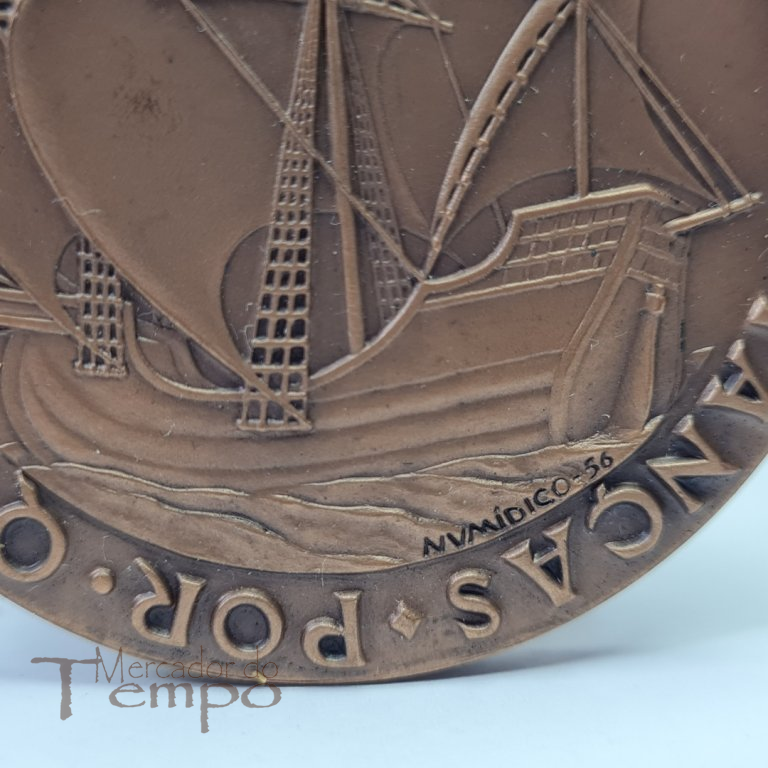 Medalha em bronze do Semi-Jubileu da Universidade Técnica de Lisboa, 1956
