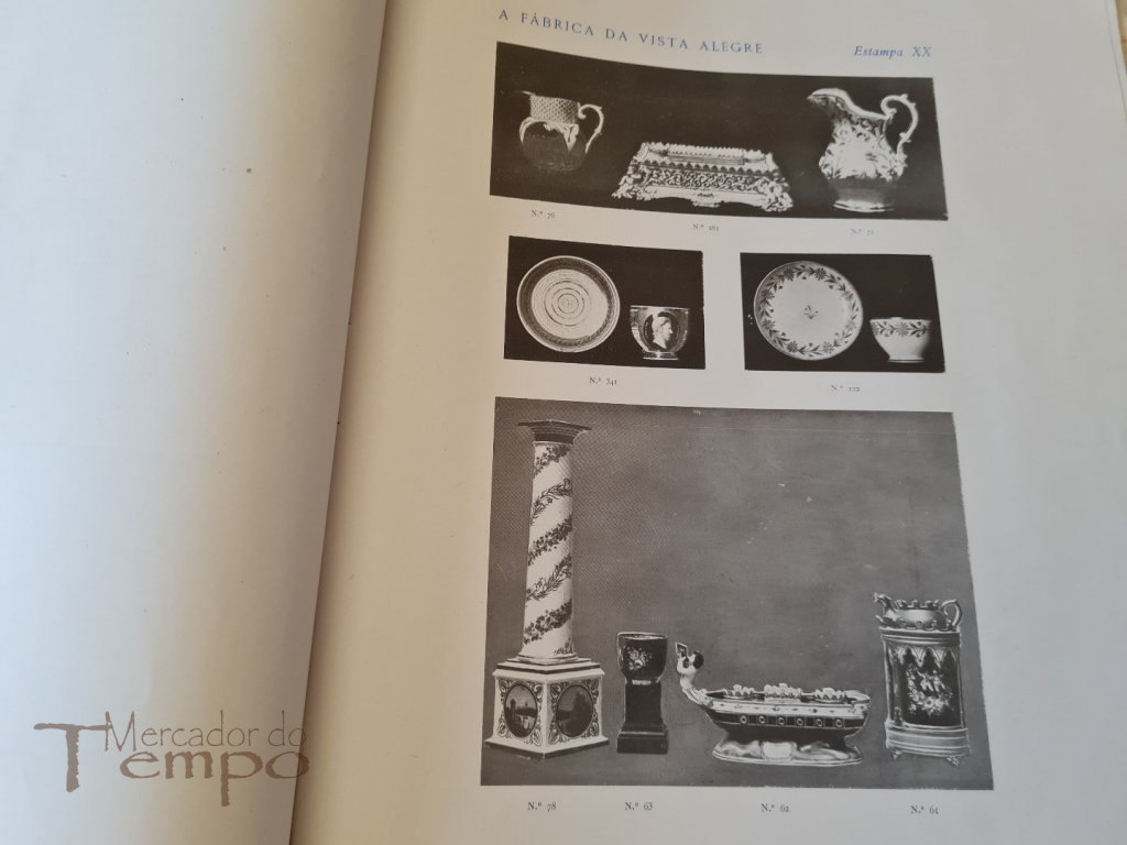 3 livros Centenário Fábrica da Vista Alegre (1824-1924) Ed.Esp.200 ex.