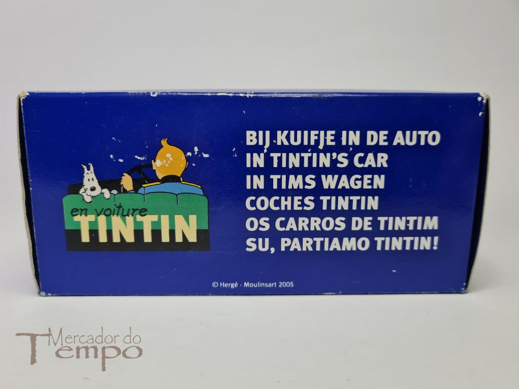 Miniatura 1/43 Tintin,  Ford V8 de 1937 edições Atlas