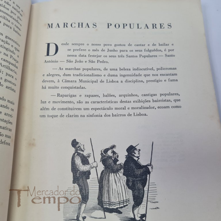 Festas Populares de Lisboa programa oficial 1952