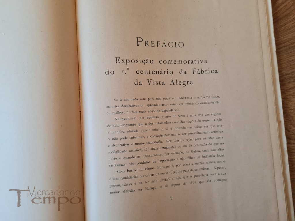 3 livros Centenário Fábrica da Vista Alegre (1824-1924) Ed.Esp.200 ex.