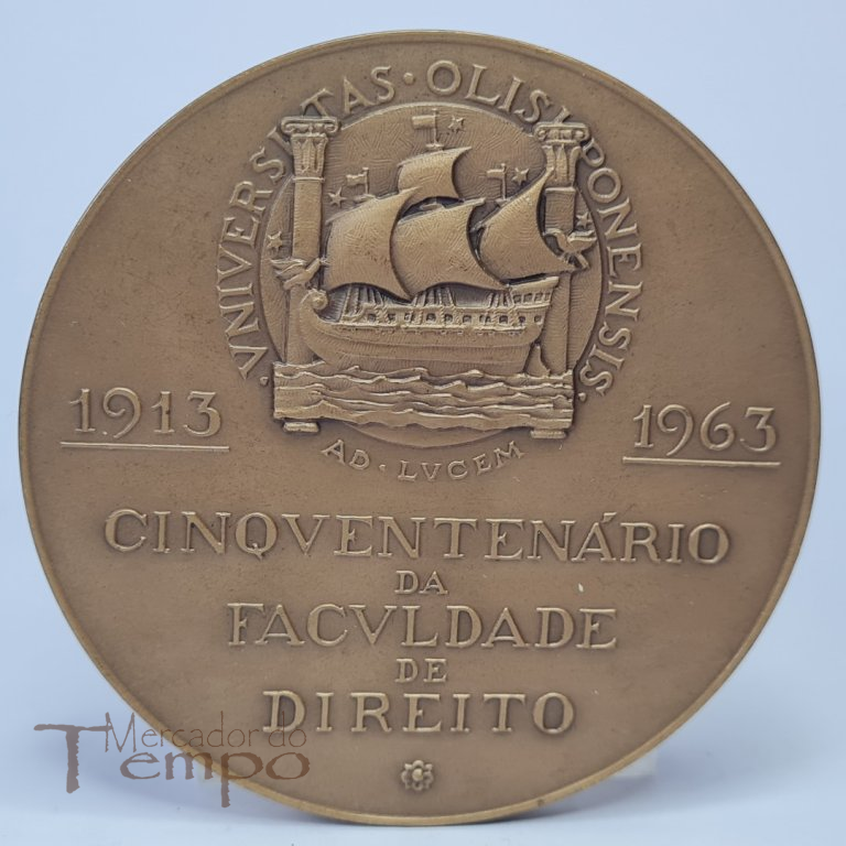 Medalha bronze do Cinquentenário da Faculdade de Direito, 1913-1963