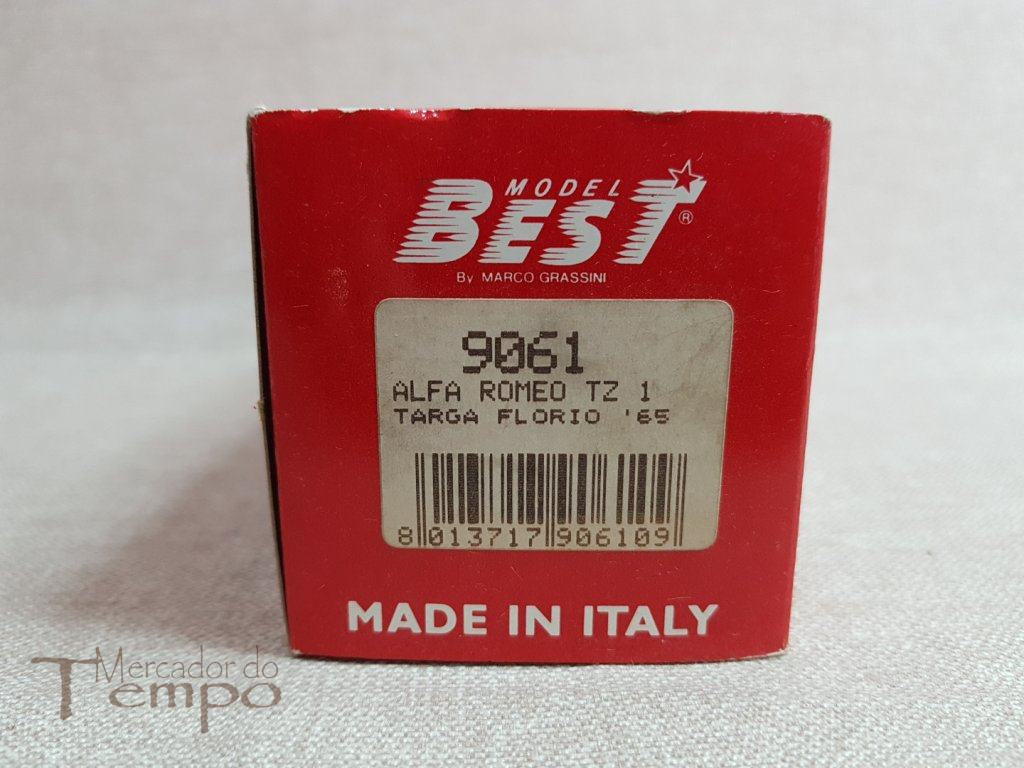 Miniatura 1/43 Best Model Alfa Romeo Targa Florio TZ1 de 1963