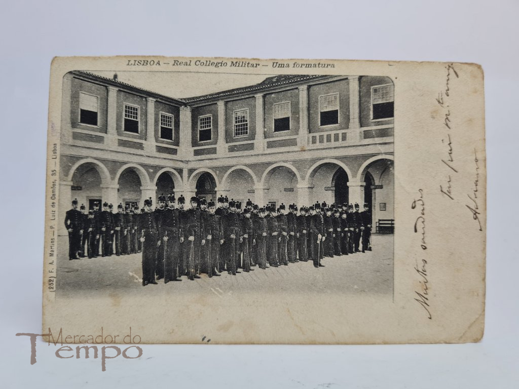Postal Lisboa – Real Colégio Militar -  Formatura, 1904