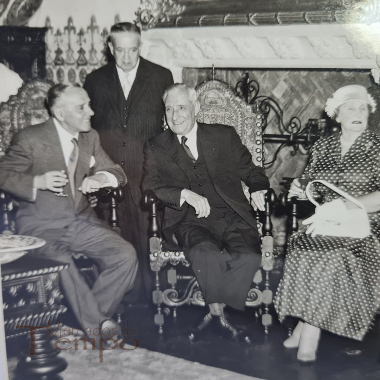 Fotografia original Salazar com o Governador da África do Sul